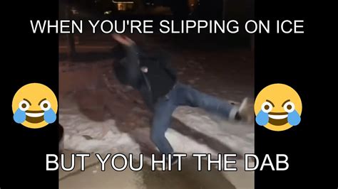 slippery meme|guy slipping on ice meme.